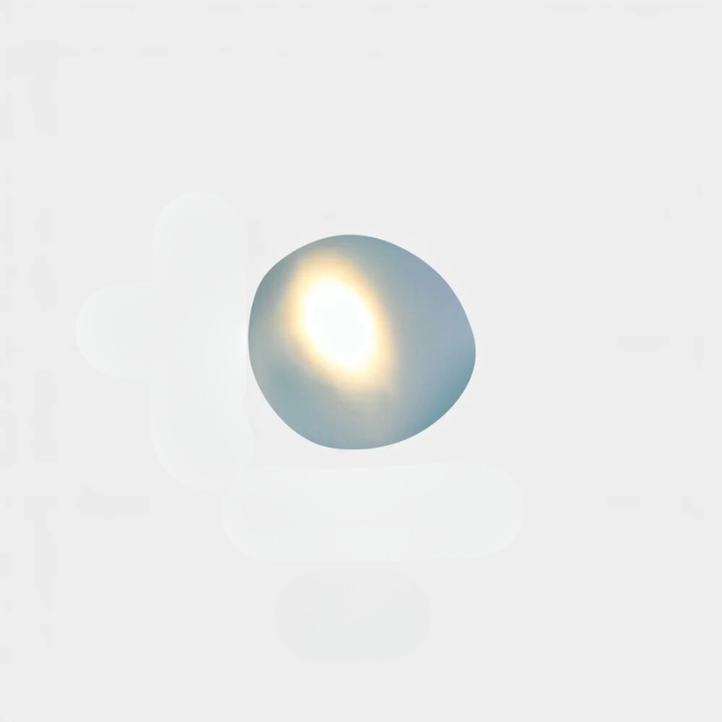 Glowing white orb on a plain background, emitting soft light. Perfect for minimalist decor, modern art, ambient lighting, contemporary design themes.