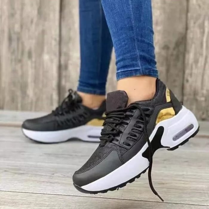 Women's Cushioned Athletic Sneakers – Stylish Support for Every Step