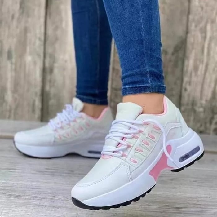 Women's Cushioned Athletic Sneakers – Stylish Support for Every Step