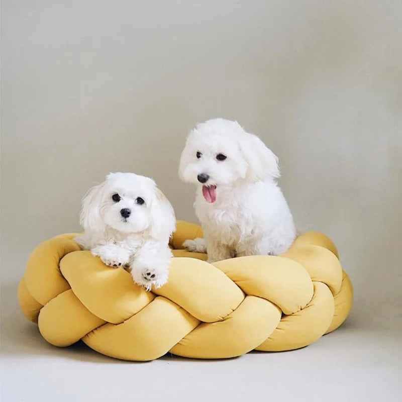 Braided Nest Dog Bed – Unique, Cozy, and Perfect for Small Pets