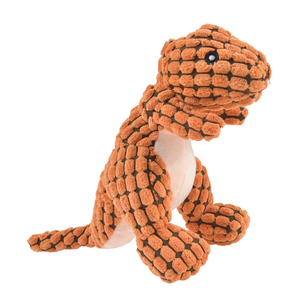 Plush pangolin toy with textured orange scales, white belly, and black eyes. Soft stuffed animal for kids, eco-friendly gift, wildlife conservation.