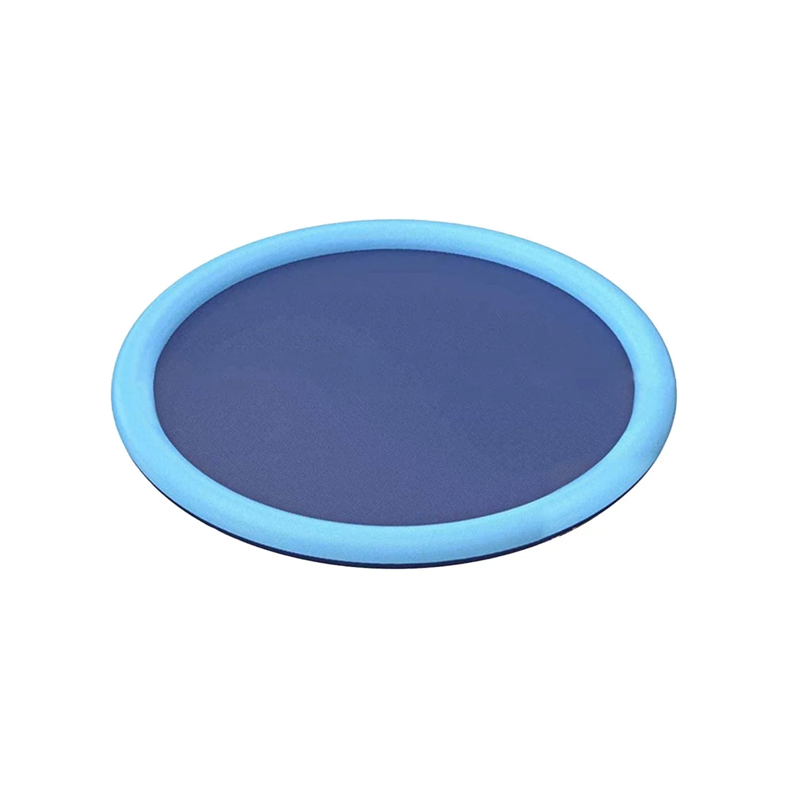 Blue and light blue flying disc toy for outdoor play, featuring a durable design for long-lasting fun. Perfect for kids and adults.