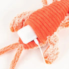 Plush lobster power bank cover with charging cable, novelty tech accessory, cute and quirky design, perfect for unique gadget enthusiasts.