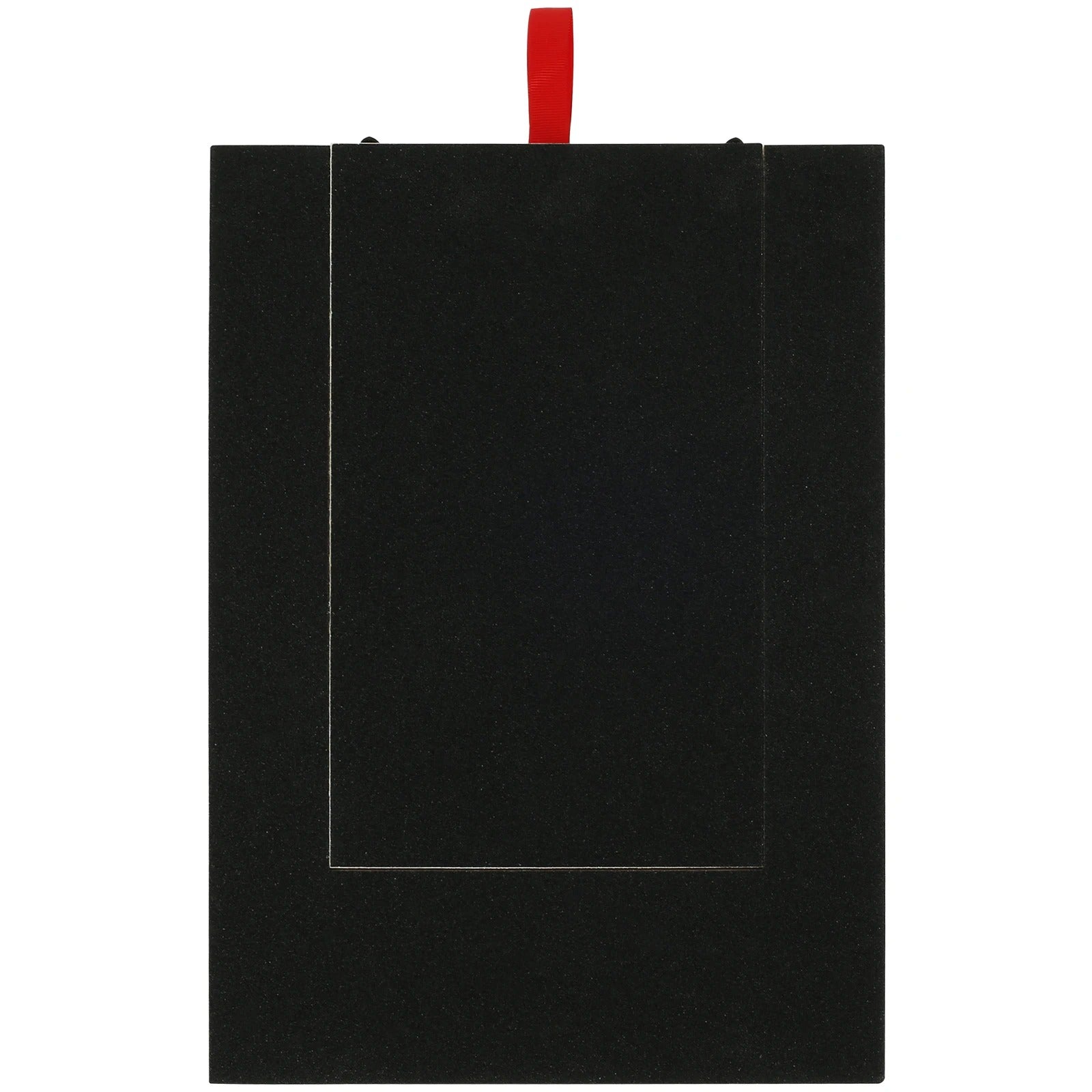 Black scratch-off poster with a red ribbon, ideal for interactive art projects and creative displays. Perfect for home decor and educational activities.