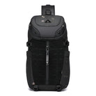 Tactical black backpack with multiple compartments, durable material, and ergonomic design. Ideal for outdoor adventures, travel, and daily use.